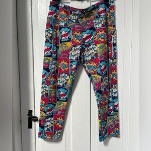 CVG Constantly Varied Gear knock out capri leggings with pockets size XL